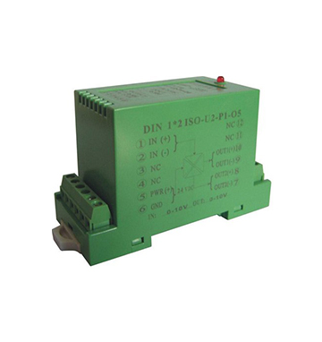 26、DIN-1X2-ISOD系列4-20mA環(huán)路信號一進(jìn)二出低成本隔離分配器